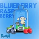 FUMOT Blueberry Raspberry RandM Tornado 12000 Digital Box Disposable Züge Vape preis