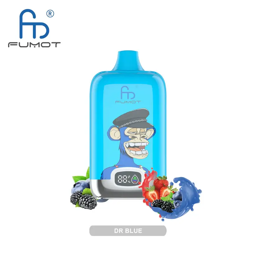 randm-tornado-12000-dr-blue FUMOT Dr blue RandM Tornado 12000 Disposable Züge Vape Digital Box kaufen deutschland - Image 1