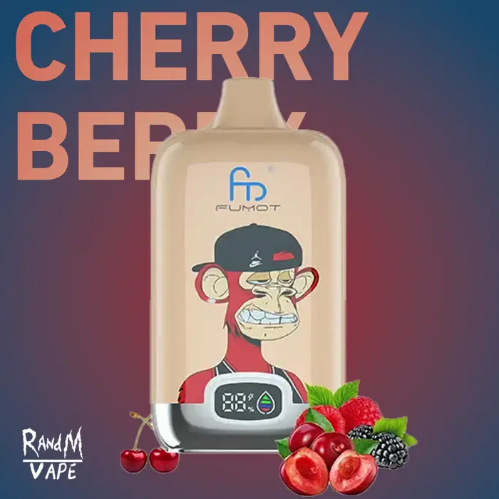 randm_tornado_12000_Cherry_Berry FUMOT Cherry berry RandM Tornado 12000 Disposable Züge Vape Deutschland - Image 1