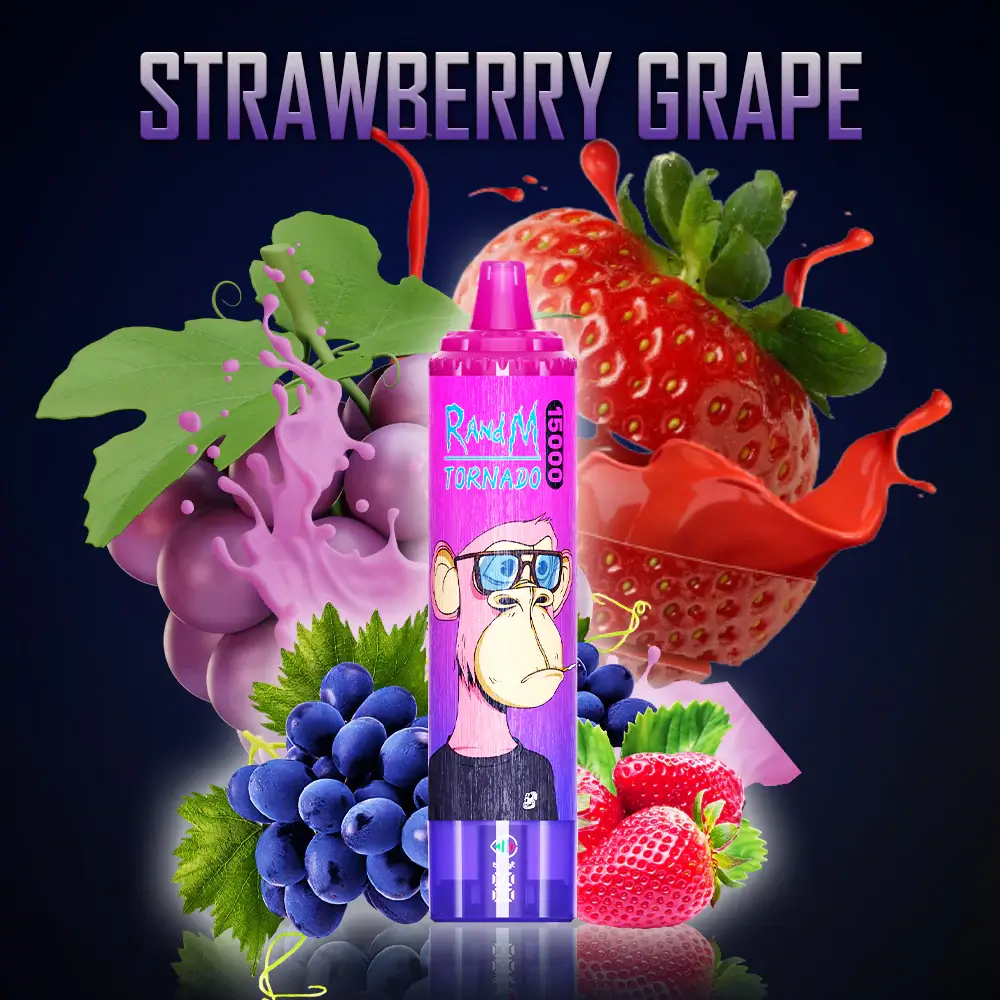 randm_tornado_15000_strawberry_grape_1800x1800-1 FUMOT Randm Tornado 15000 Vape Strawberry Grape - Image 1